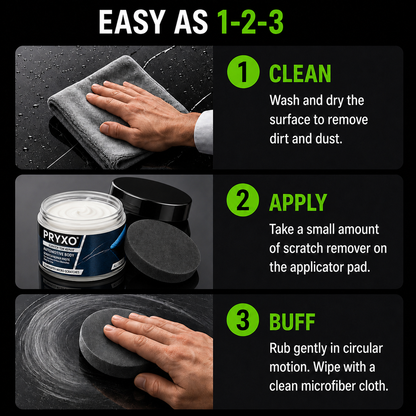 PRYXO ScratchFix™ – Car Scratch Remover & Paint Polish | Restore Shine & Reduce Scratches（200g）